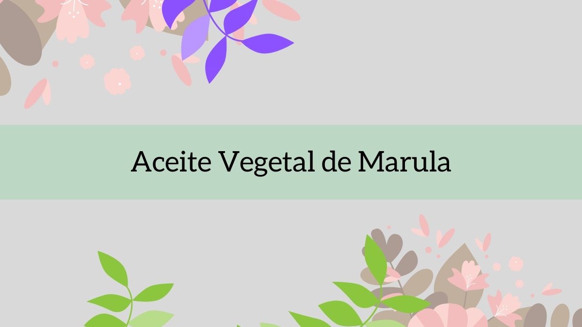Aceite vegetal de Marual