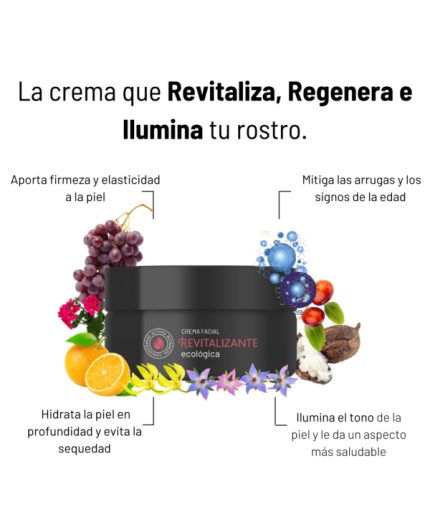 CREMA FACIAL REVITALIZANTE ECOLÓGICA
