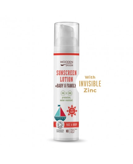 LOCIÓN SOLAR BEBÉ Y FAMILIA SPF 50 WOODEN
